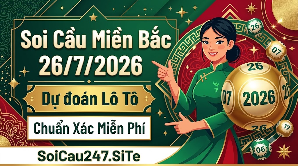Soi Cầu Miền Bắc 26/7/2026 Soi Cầu Miền Bắc 26/7/2026